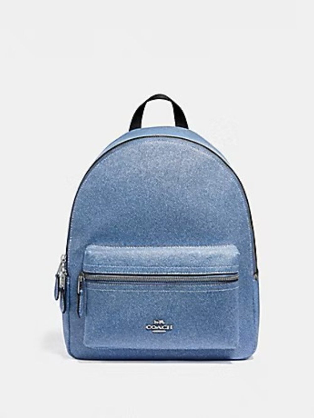 Coach Charlie light blue medium backpack